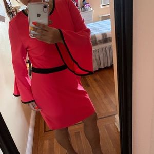 Gorgeous pink long sleeve dress